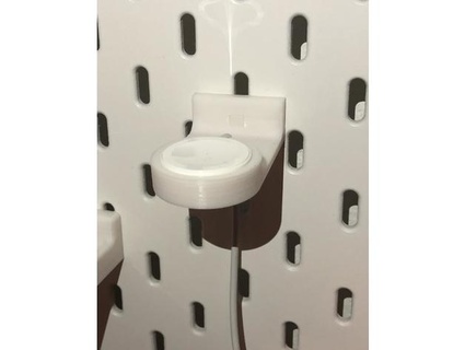 Ikea Skadis Kulp destek elma izlemek şarj cihazı Damar çizgileri 3d print model - Mito3D