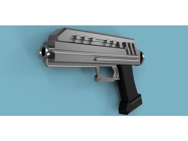 clone Soldado blaster pistola dc17 ti6815 3D print model - Mito3D
