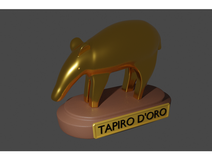 tapiro striscia notizia valerio calcagni 3d print model - Mito3D