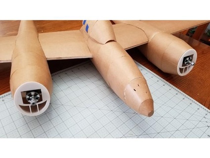 flite test p-38 air intake zfamilyrc 3d print model - Mito3D