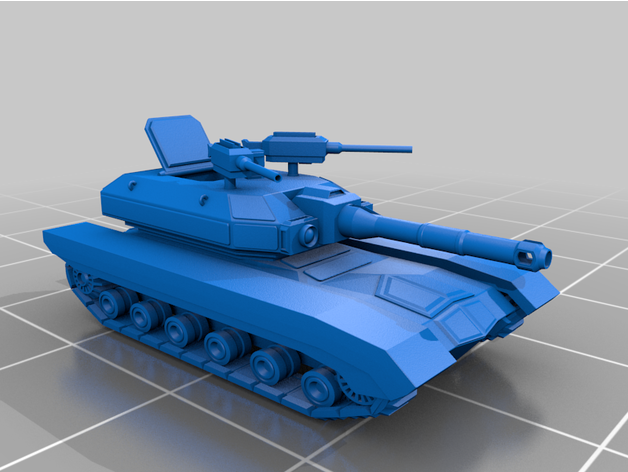 tanque v2 grisfaux 3D print model - Mito3D