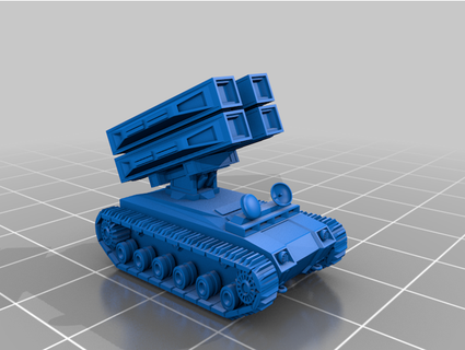 anti hava tank v1 gri sahte 3d print model - Mito3D