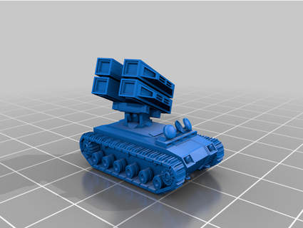 anti hava tank v3 gri sahte 3d print model - Mito3D