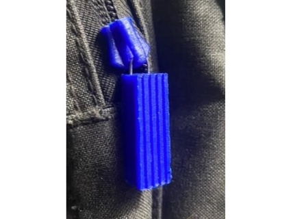 paperclip zipper pull tab piiscool3d 3d print model - Mito3D