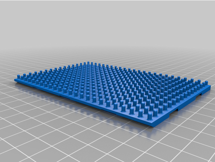 perler hama fuse beads pegboard resin print jayle 3d print model - Mito3D