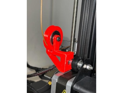 ender 3 v2 filament roller guide chriskmurray 3d print model - Mito3D