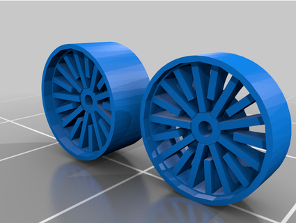 rims tires 1 64 scale pikachuyes 3d print model - Mito3D