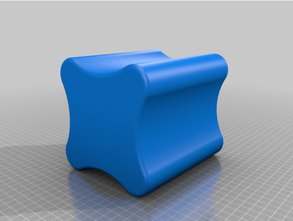 Wavey tigela vaso feltrado argila inferior johnkh 3d print model - Mito3D