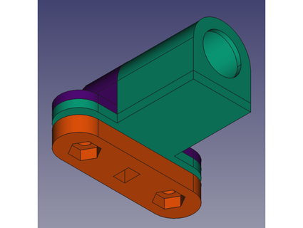 buzzer mount dji f450 type frames galmiklos 3d print model - Mito3D