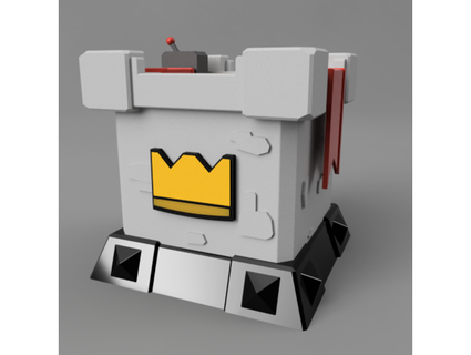 clash royale king tower mario37 3d print model - Mito3D