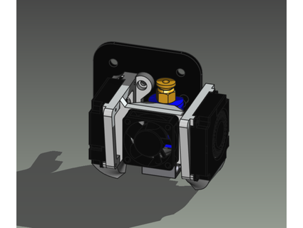 longer lk4 pro fan bracket 30mm axial 40mm centrifugal tiagosam 3d print model - Mito3D