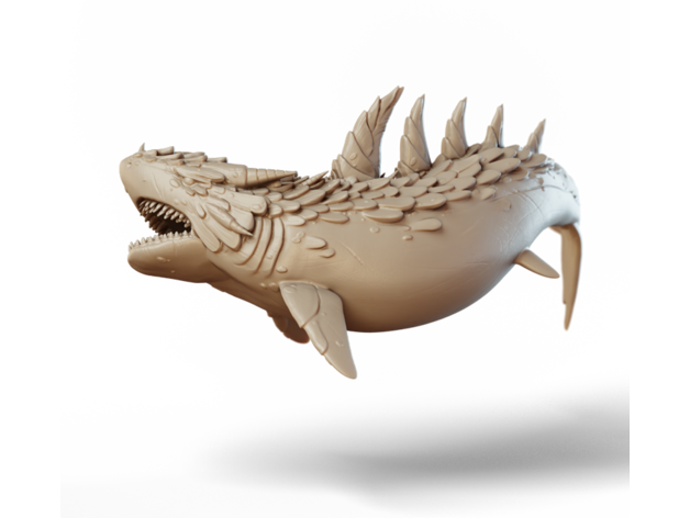 areia Tubarão repolho 3D print model - Mito3D