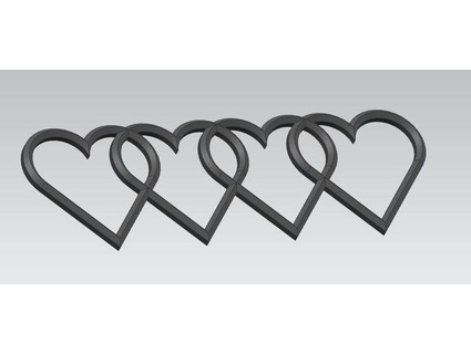 audi heart logo emblem avivm 3d print model - Mito3D
