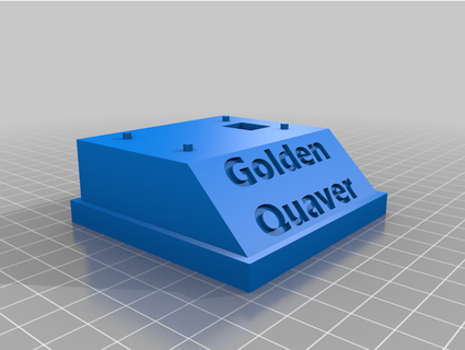 golden Zittern 2 Stücke Abstimmung 3d print model - Mito3D