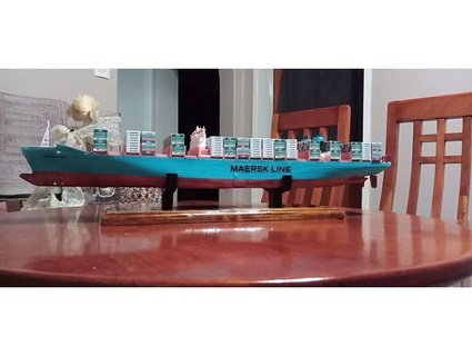 maersk triple envase Embarcacion gaffer7773 za 3d print model - Mito3D