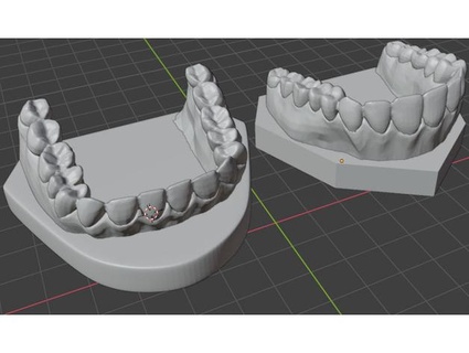 arcada dental + base heitor3500 3d print model - Mito3D
