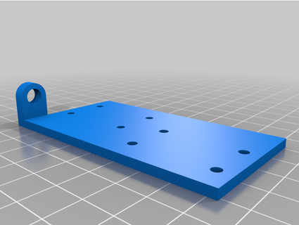ender 5 plus run sensor bracket micro swiss dual extruder rustyfarry 3d print model - Mito3D