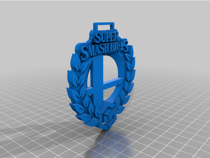 Super Smash bros Nahkampf Turnier Medaille 0cordo 3d print model - Mito3D
