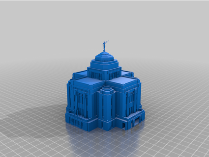 meridian temple tazzorface 3d print model - Mito3D