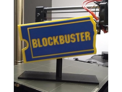 blockbuster sign anonymoususer42 3d print model - Mito3D