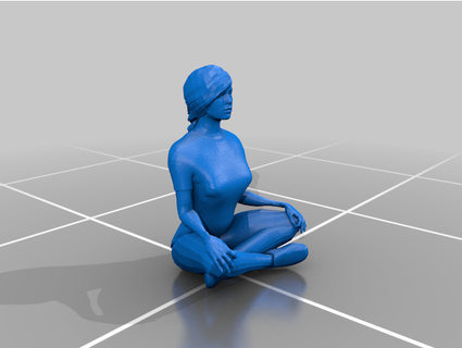 yoga girl martan3d  3d print model - Mito3D