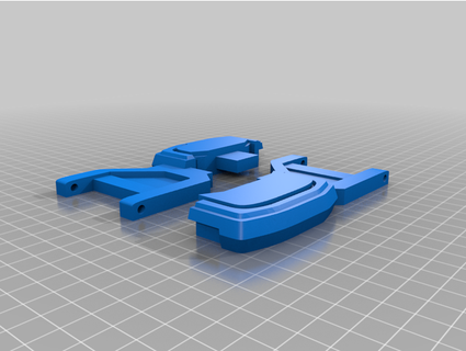 titans belt buckle wnutz 3d print model - Mito3D