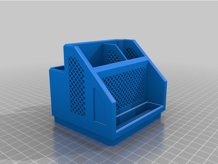 desktop organizer jg maker 3d print model - Mito3D