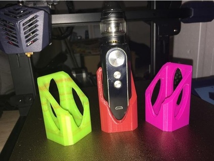 obs cube x 80w stand poulpc 3d print model - Mito3D
