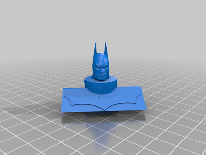 Batman Kopf Base Logo Papajib 3d print model - Mito3D