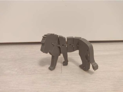 flexi lion l technikfreakyt 3d print model - Mito3D