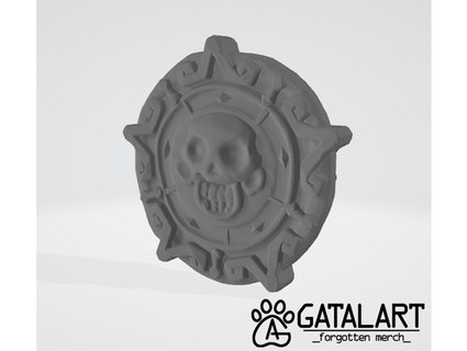 aztèque monnaie mer voleurs inspiré gateauart 3d print model - Mito3D