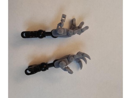 Lego bionicle eroe fabbrica ccbs posabile mani Barche davidivancik 3d print model - Mito3D