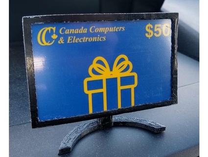 monitor gift card holder julvr 3d print model - Mito3D