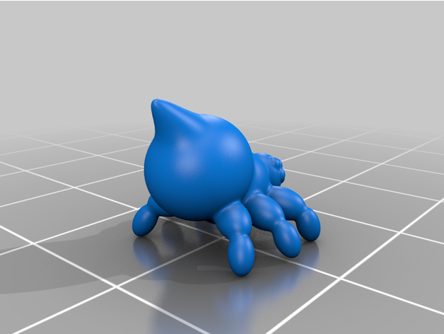 aranha brinquedo basemesh complicado 3D print model - Mito3D