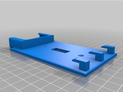 interruttore piatto rgb controller dock addobbo 3d print model - Mito3D