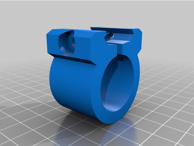 3D Printable Picatinny Rail Mount For Beretta M9 92F Airsoft Gun by James  Sowin