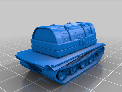 masaüstü göğüs tank izler ardık 3d print model - Mito3D
