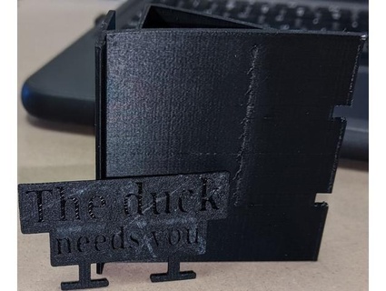 duck shelf dell chromebook talk duck skoorrevir  3d print model - Mito3D