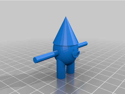 egg gnome noobmasterofficial 3d print model - Mito3D