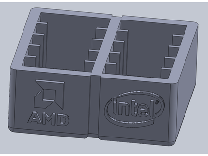 CPU casos caixa derenv 3d print model - Mito3D
