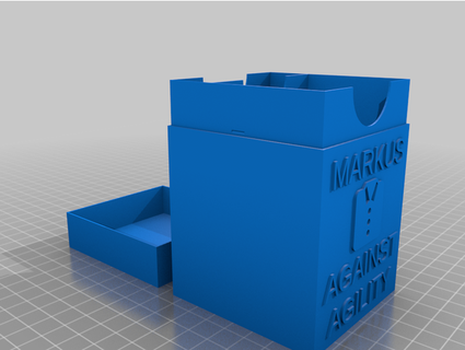 markus agilità carta gioco scatola topsee 3d print model - Mito3D