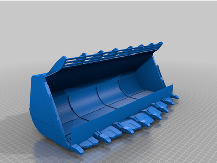 schaufel radlader 3d print model - Mito3D
