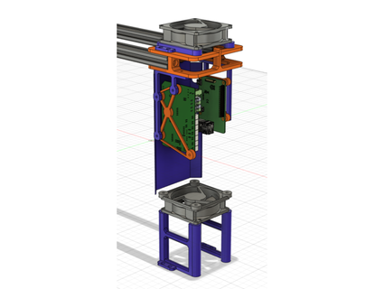 Kywoo magnata vertical placa mãe monte soliptico 3d print model - Mito3D