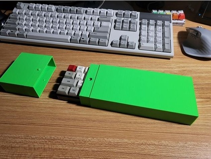 vortex core 40 mechanical keyboard case keycaps 3d print model - Mito3D