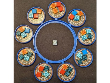Azul manyetik fabrika organizatör Cisaxon 3d print model - Mito3D