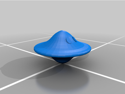 li'l ufo earthbound virtual3dstore  3d print model - Mito3D