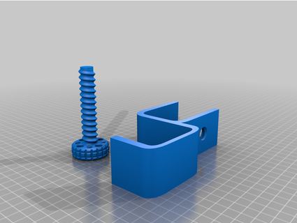 headset holder non-drilled ninedigits  3d print model - Mito3D