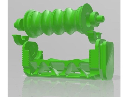 atomax v3 più grande 2 pin filamento bobina rullo titolare supporto stampante atomax3d 3d print model - Mito3D