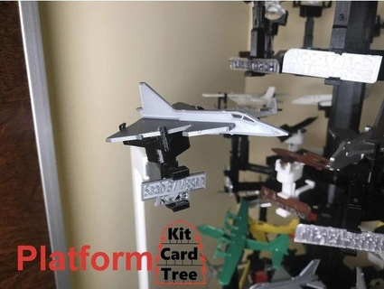 kit card tree platform saab 37 viggen kirizaya 43 alwaystinkering 3d print model - Mito3D