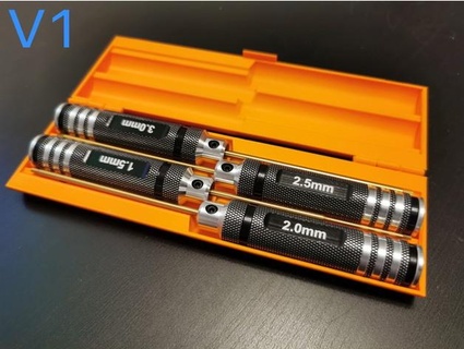rc screwdriver set case dexter323i  3d print model - Mito3D